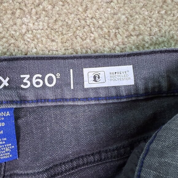 Arizona Advance Flex 360 Slim Black Gray Denim Jeans Mens 29x29 E746 - Picture 5 of 13